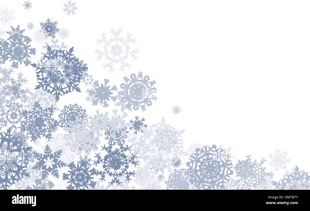Christmas background with snowflakes. EPS 8 Stock Vector Image & Art ...