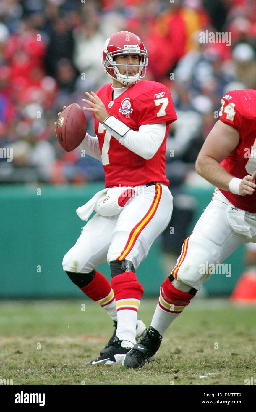 Kansas City Chiefs quarterback Matt Cassel (7) looks to pass during the