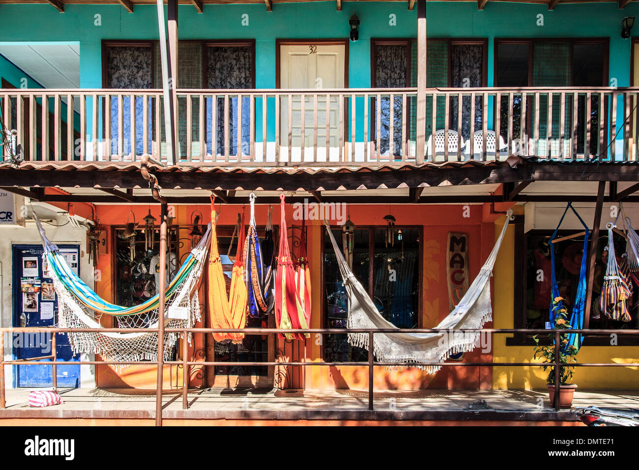 Facade of Montezuma store, Costa Rica Stock Photo Alamy