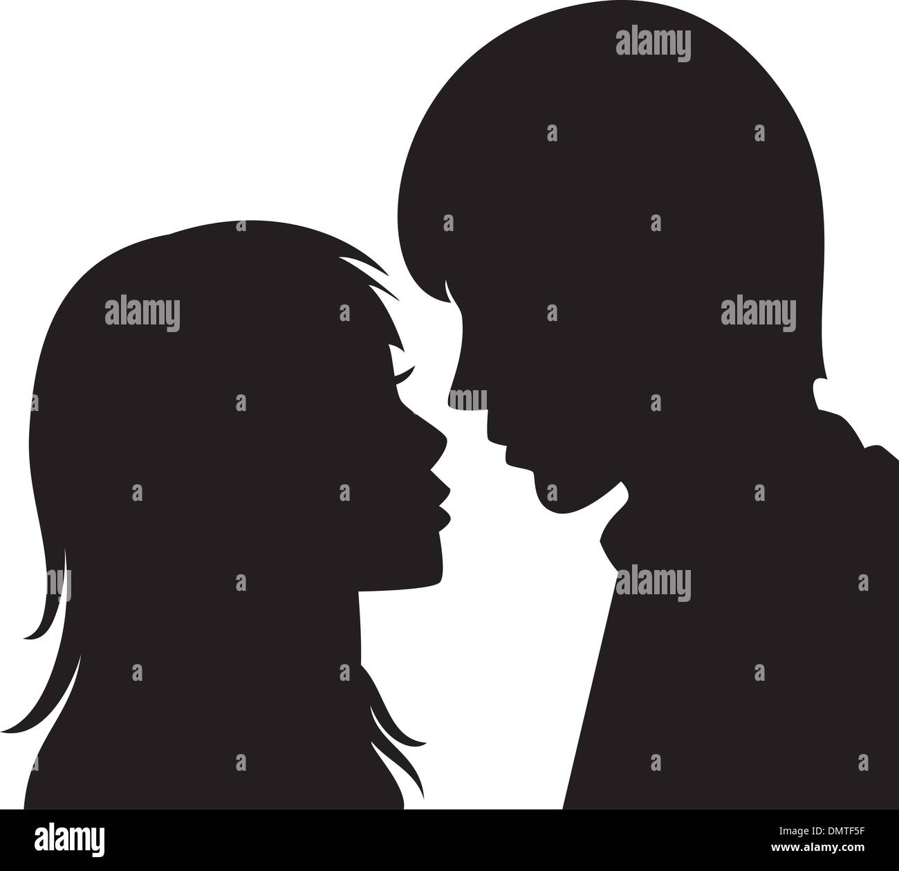 vector young man and woman Stock Vector Image & Art - Alamy