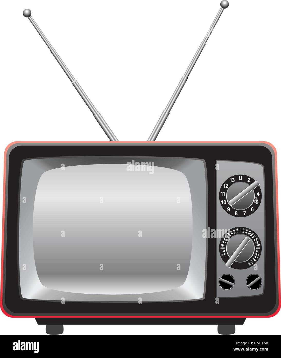 vector retro tv set Stock Vector Image & Art - Alamy