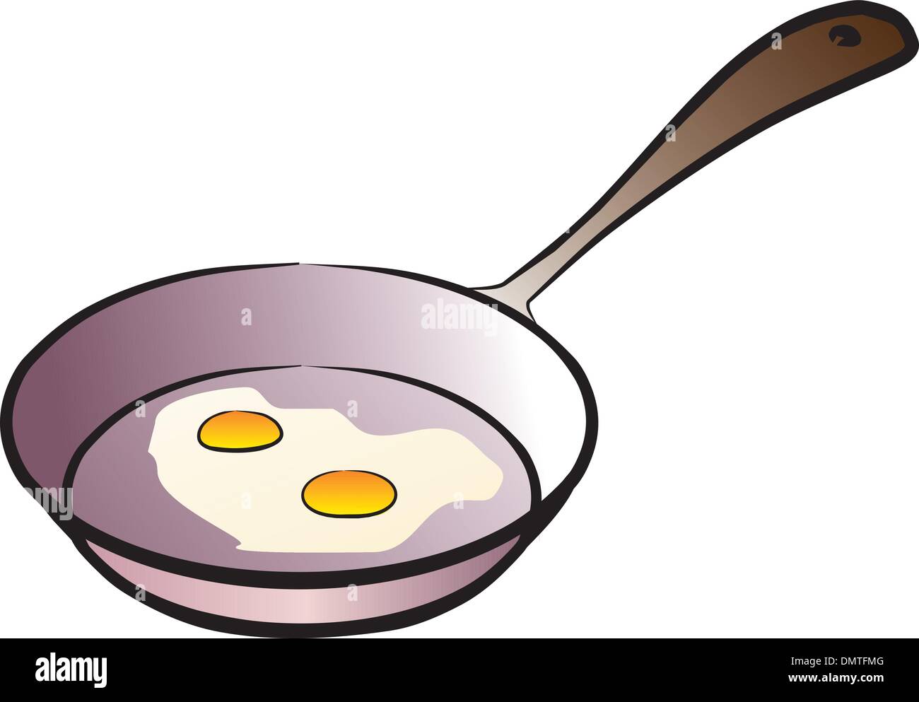 Мультяшная сковородка с яичницей
