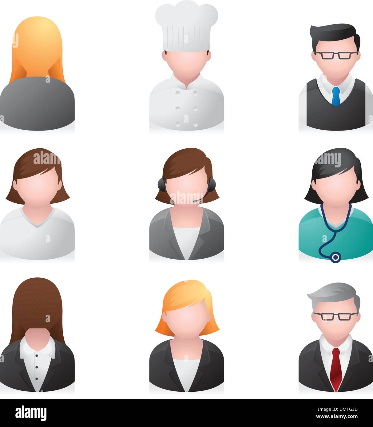 Web Icons - Professional People Stock Vector