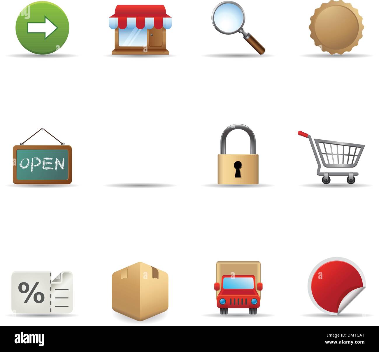 Web Icons - More Ecommerce Stock Vector Image & Art - Alamy