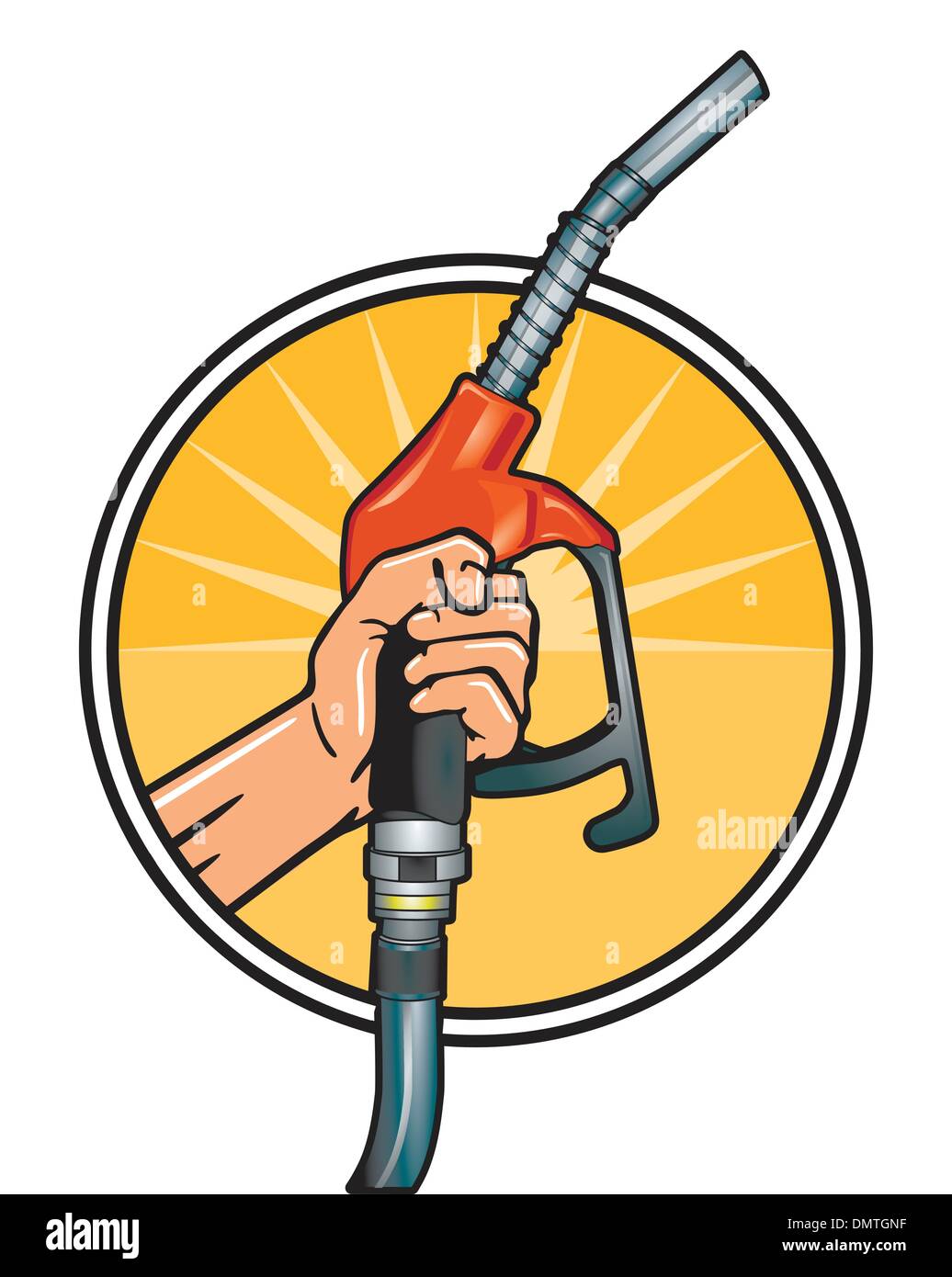 Fill up economically Stock Vector