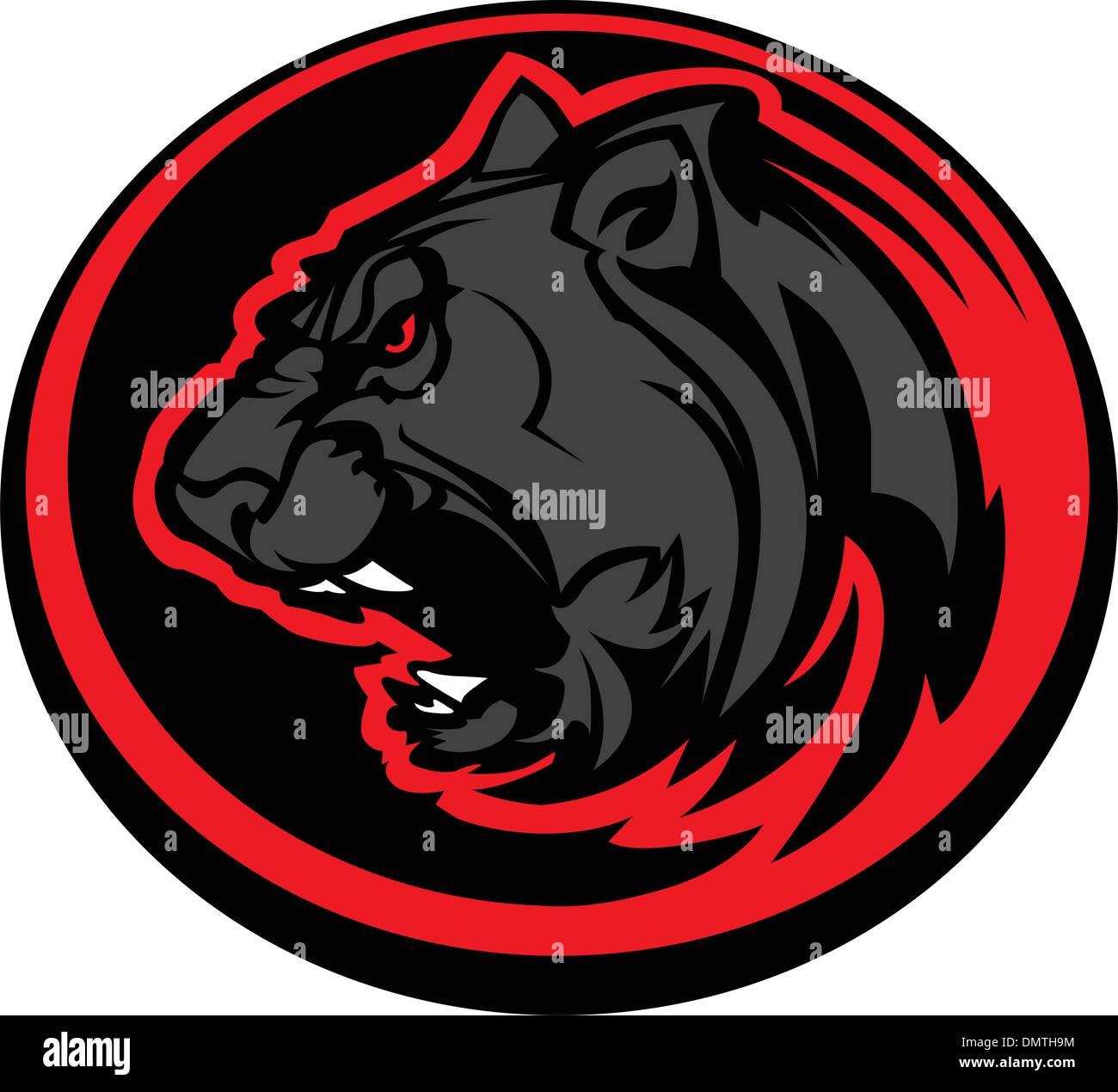 Panther Mascot Head Vector Graphic Stock Vector Image & Art - Alamy