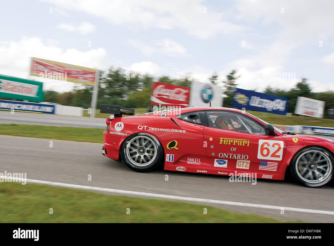 Risi Competizione Ferrari F430 Gt Races Around The Track At