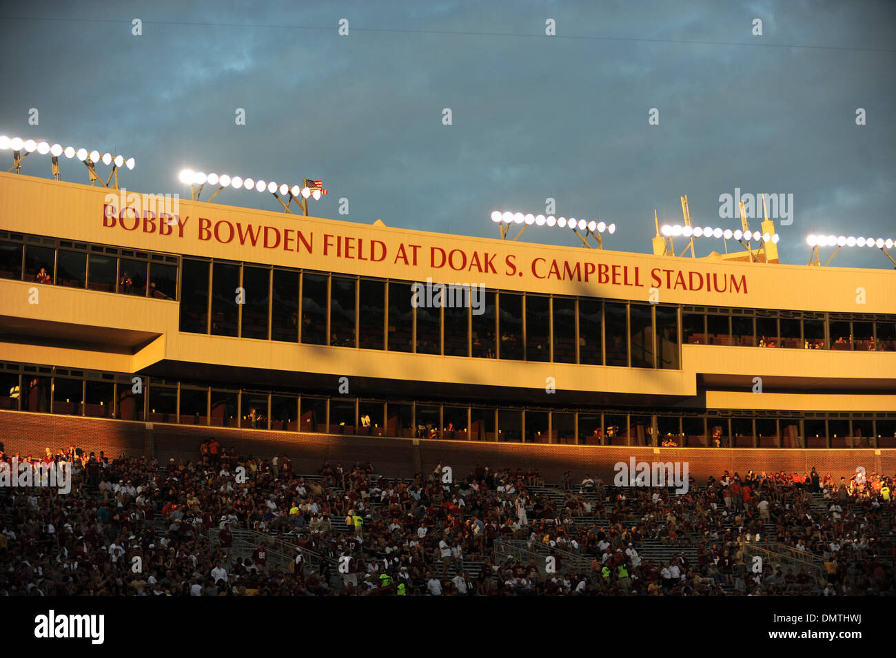 Bobby bowden field at doak s campbell stadium hires stock photography
