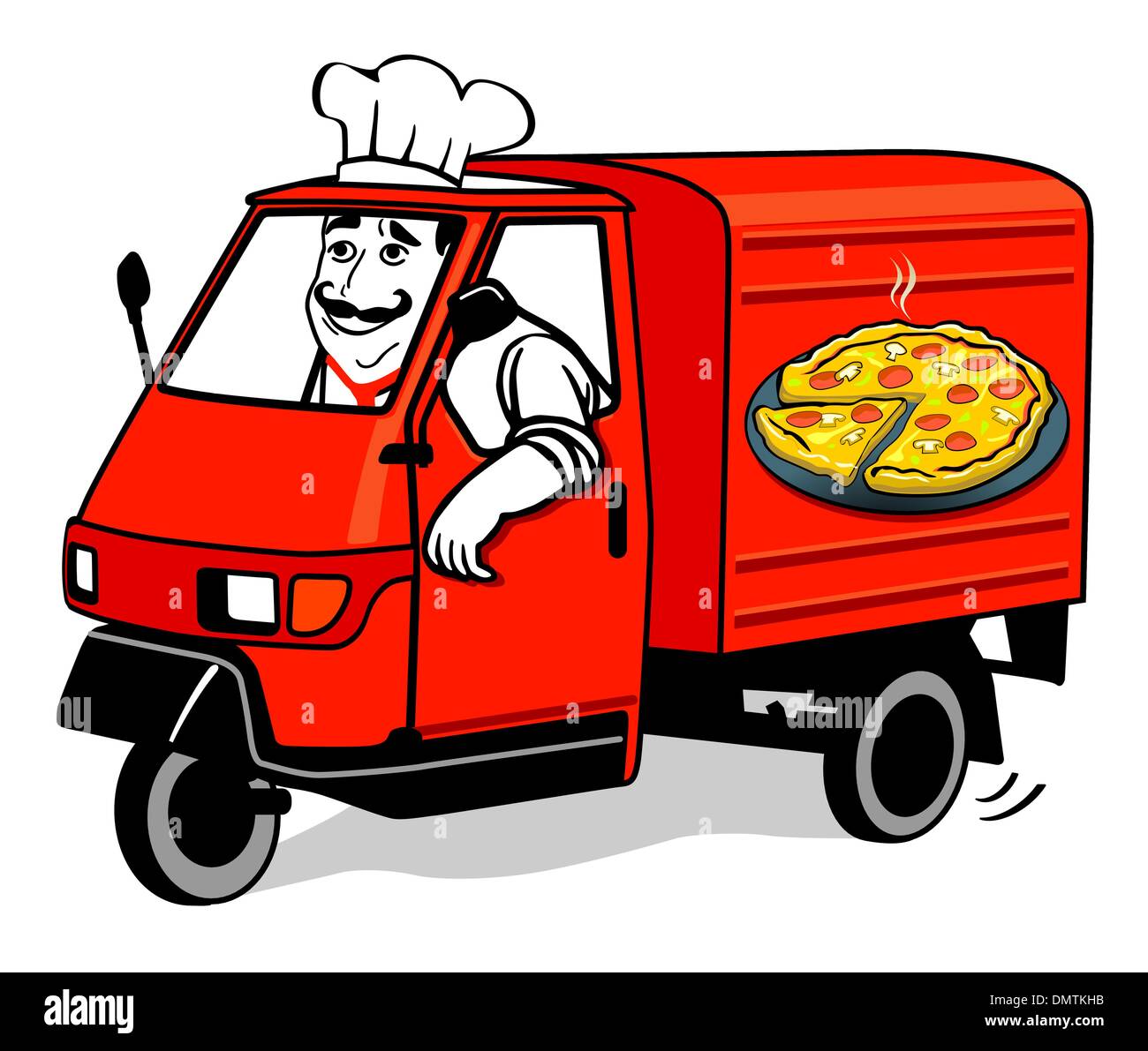 Pizza delivery Stock Vector