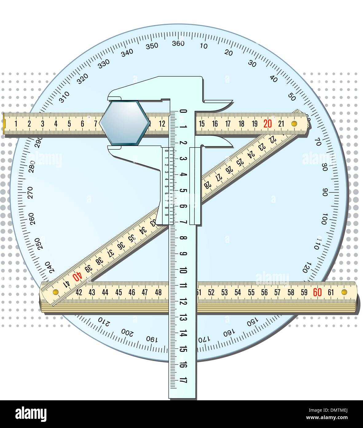 Measures, scales, tools, dimensions, - Stock Photo [89283972