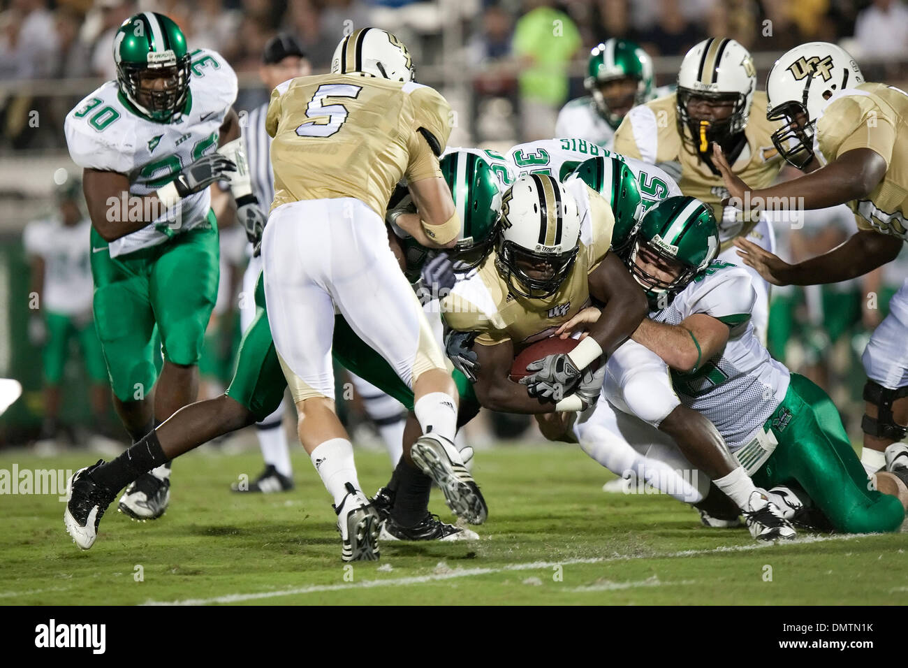 UCF Knights Brendan Kelly 24 rushing against the Marshall Thundering Herd in this evenings game