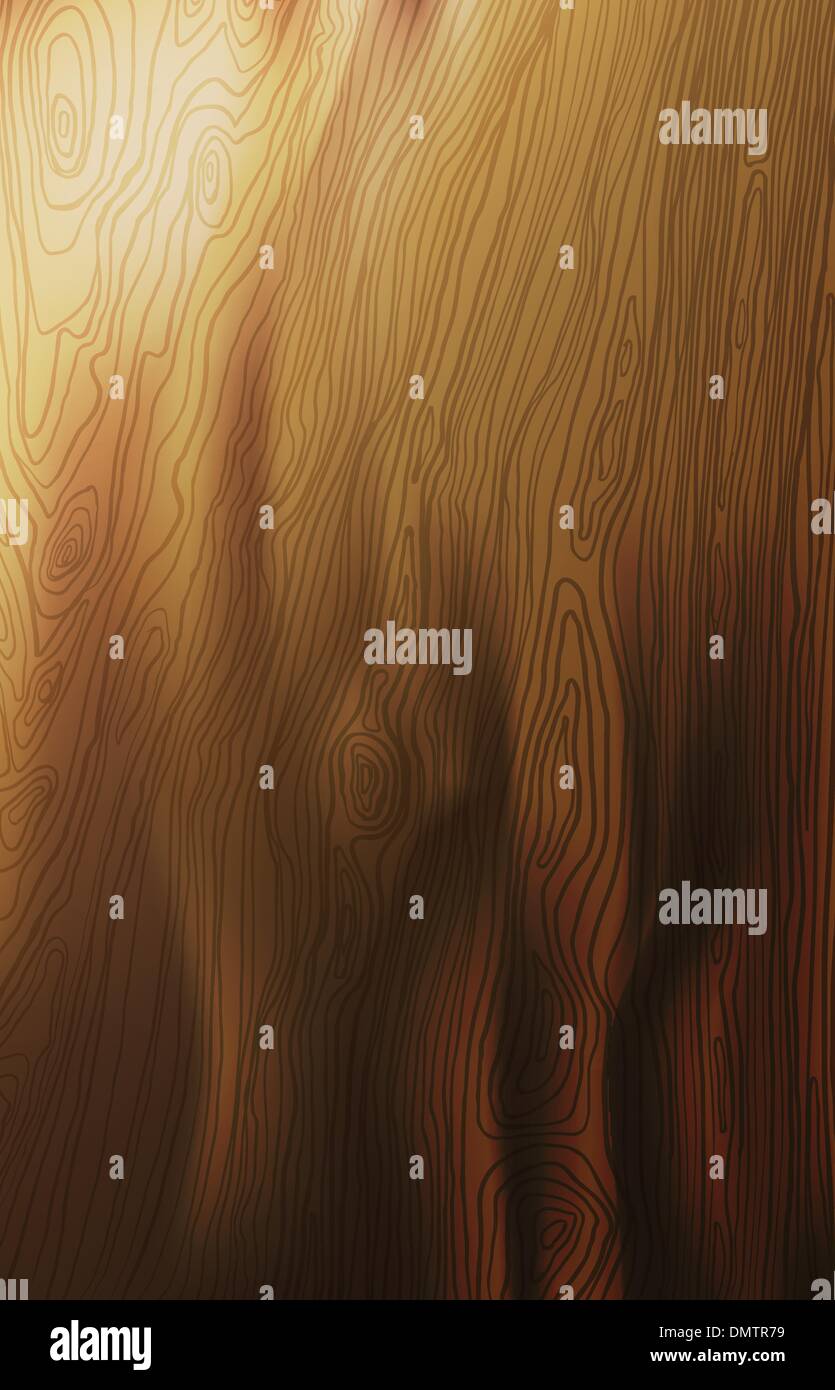 Wood texture background, vector. Stock Vector