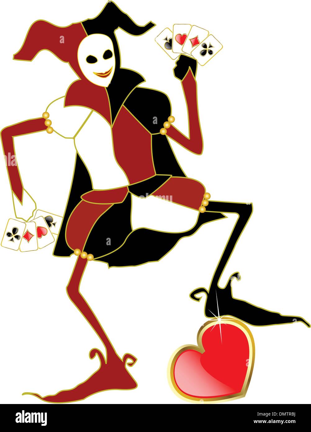 Joker vector vectors hi-res stock photography and images - Alamy
