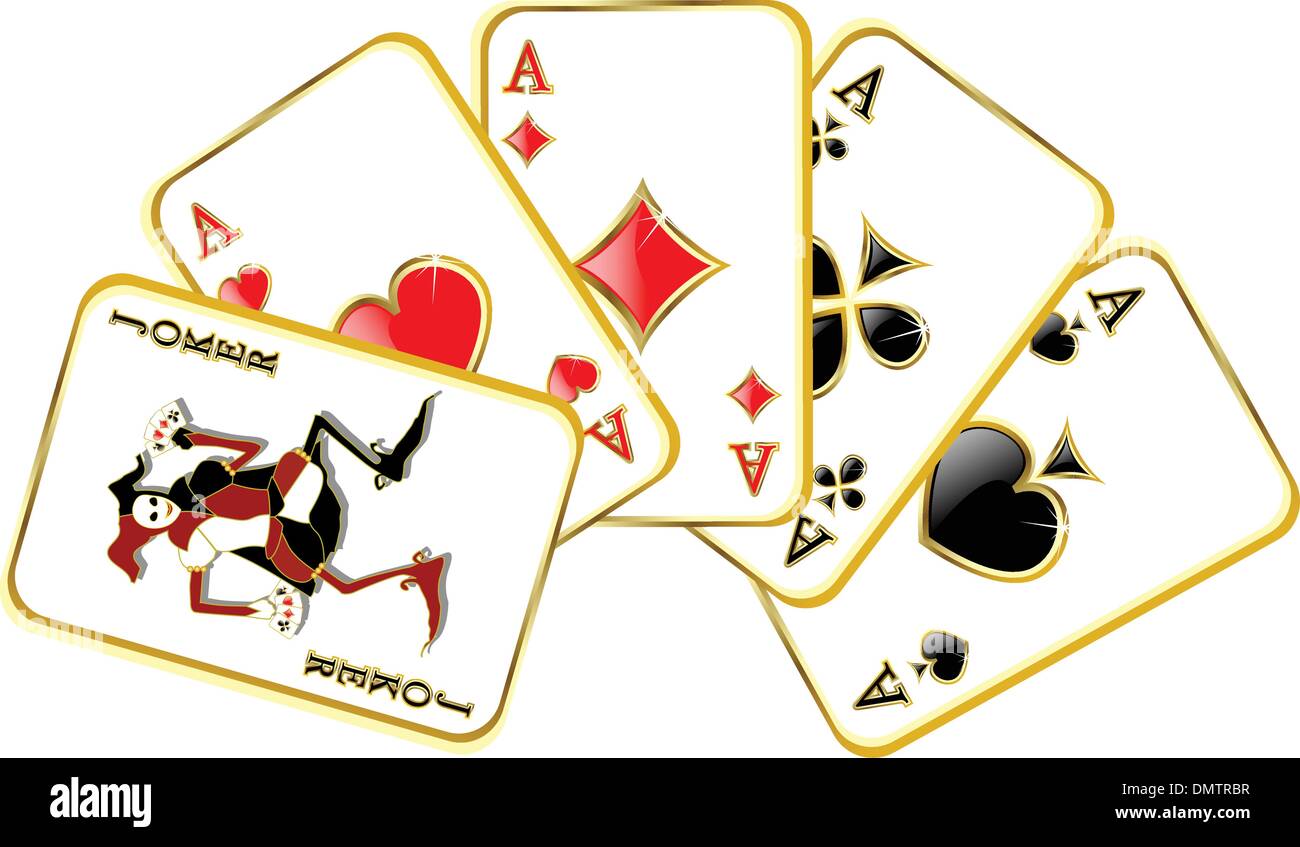 Ace and joker hi-res stock photography and images - Alamy
