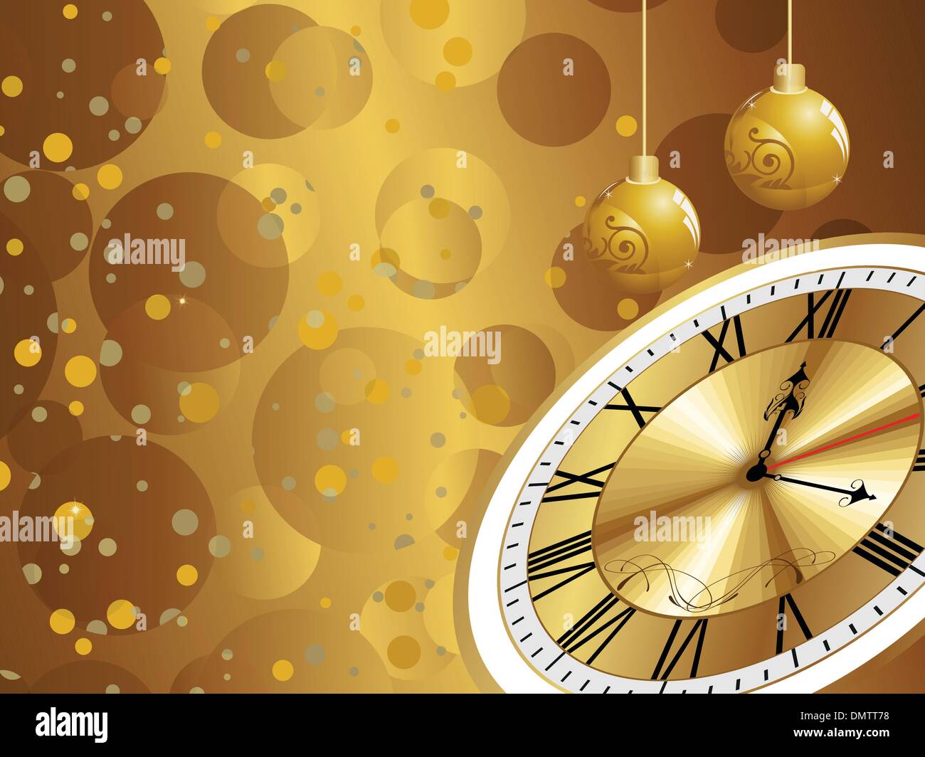 Bubbles background with hanging balls Stock Vector Images Alamy
