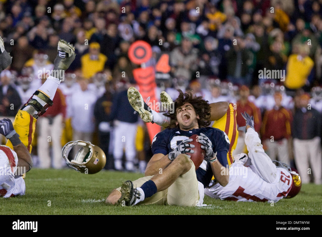 Notre dame fighting irish football helmet hi-res stock photography and ...