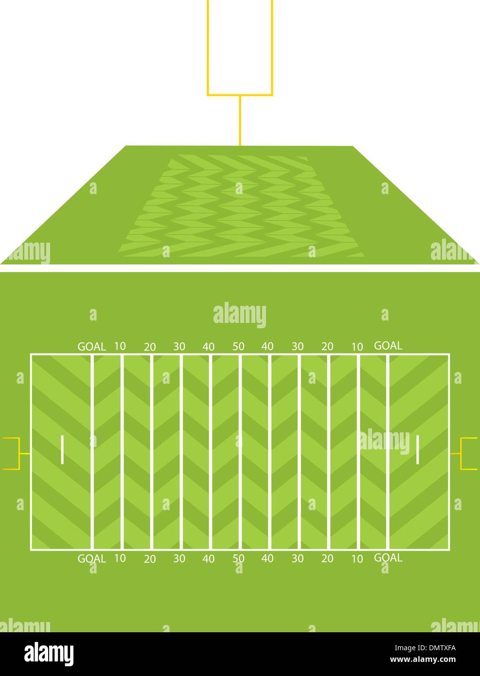 American football field Stock Vector Image & Art Alamy