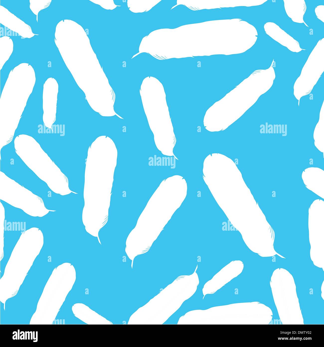 White feathers seamless pattern Stock Vector Image & Art - Alamy