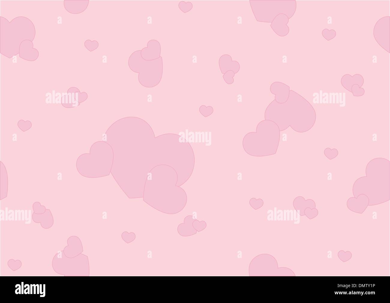 seamless pattern with pink hearts Stock Vector Image & Art - Alamy