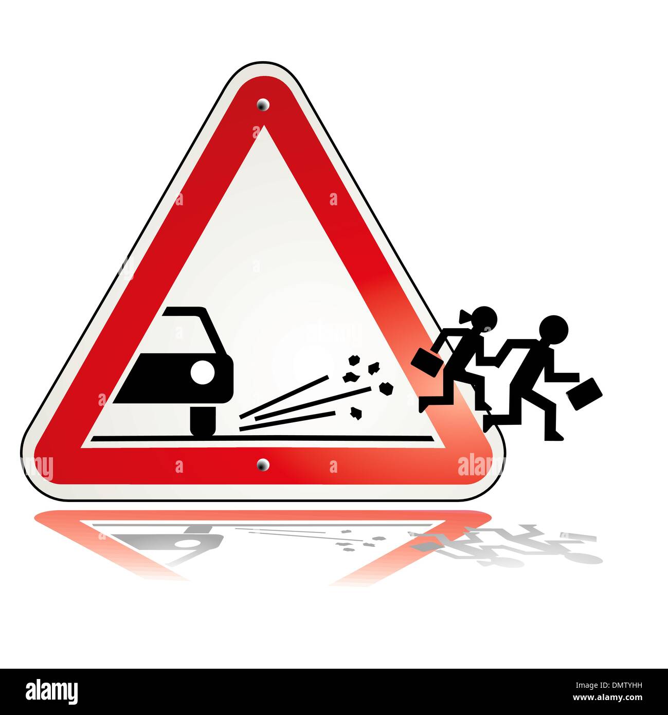Road sign people Stock Vector Images