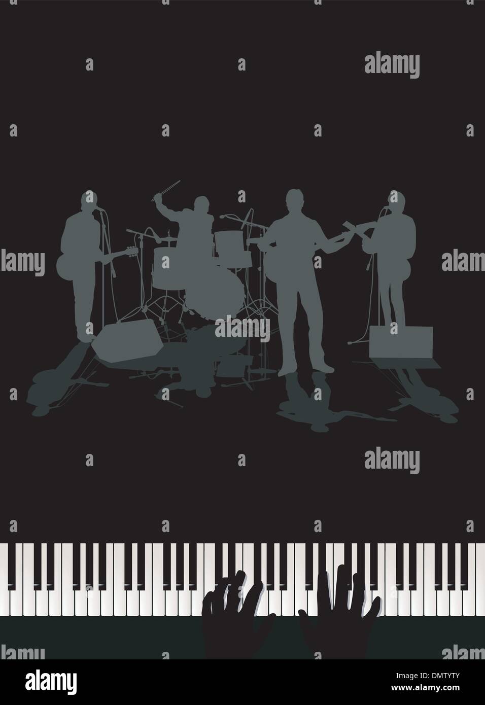 Piano and drums hires stock photography and images Alamy