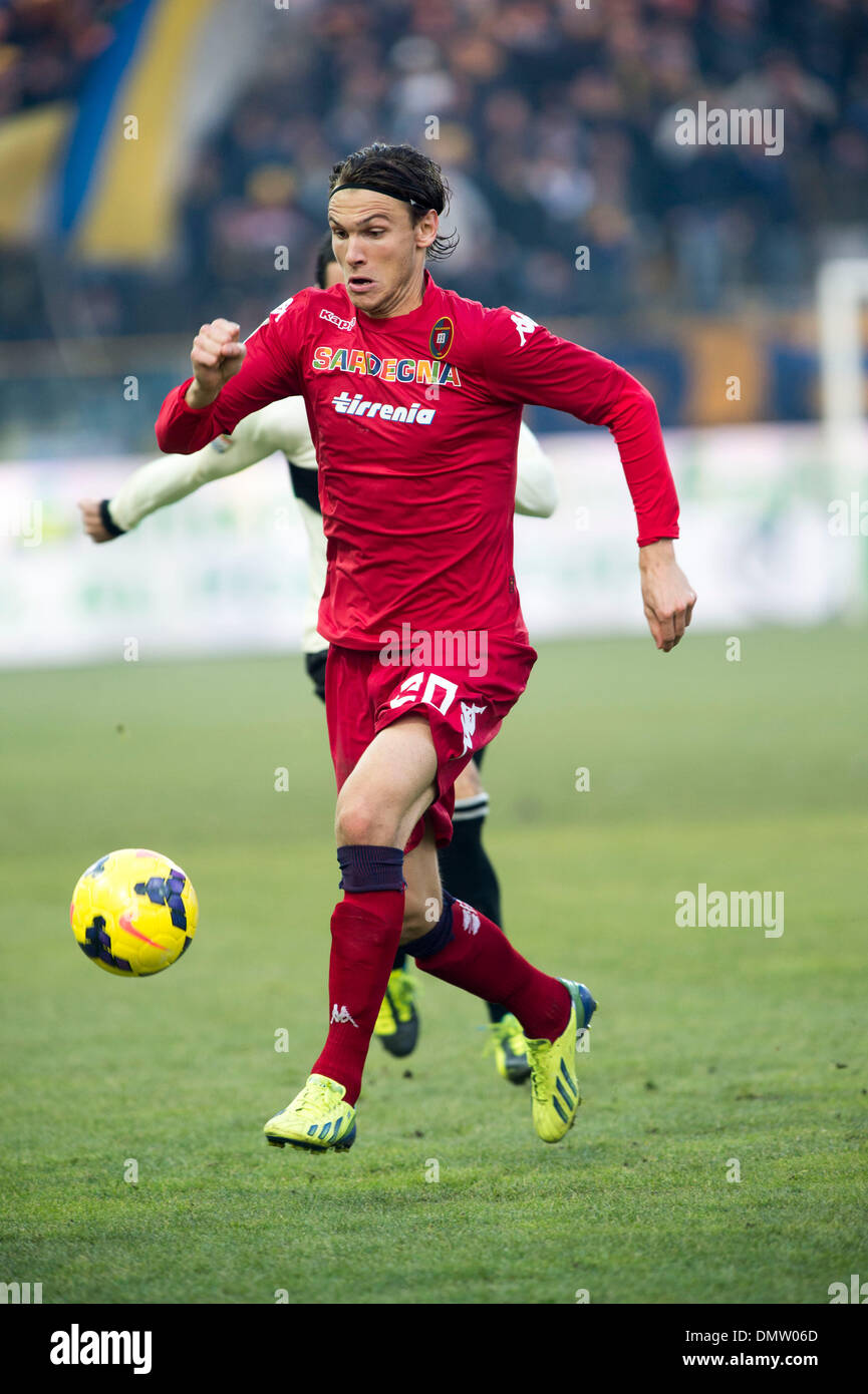Parma, Italy. 15th Dec, 2013. Albin Ekdal (Cagliari) Football / Soccer ...