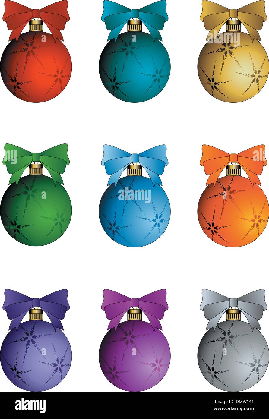 Christmas elements - set Stock Vector Image & Art - Alamy
