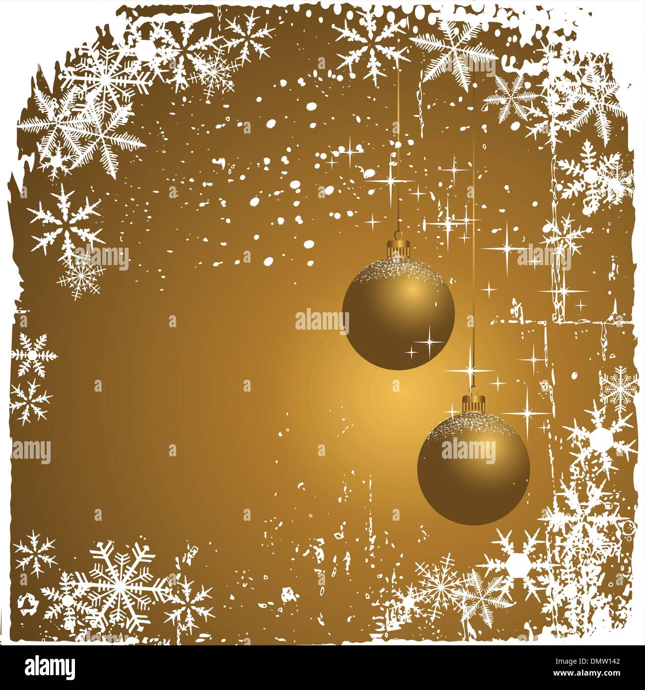 Winter background with snowflakes - vector illustration Stock Vector ...