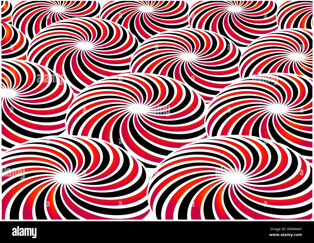 Bubble red and black Stock Vector