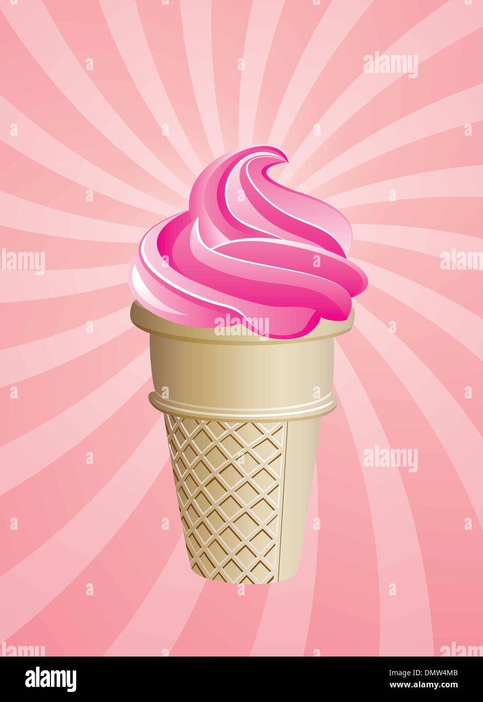 vector icecream cone Stock Vector Image & Art - Alamy