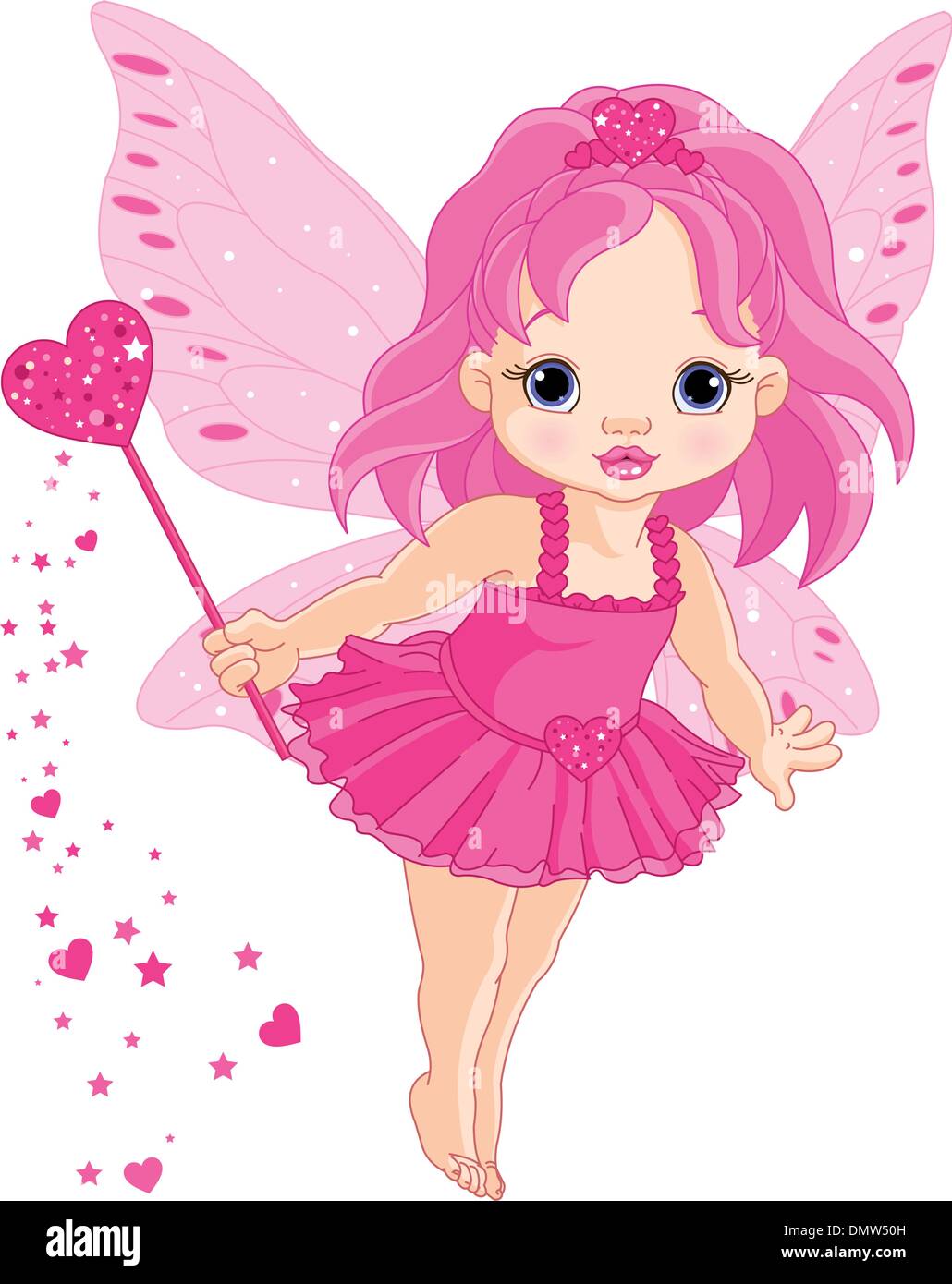 Cute little baby Love fairy Stock Vector Image & Art - Alamy