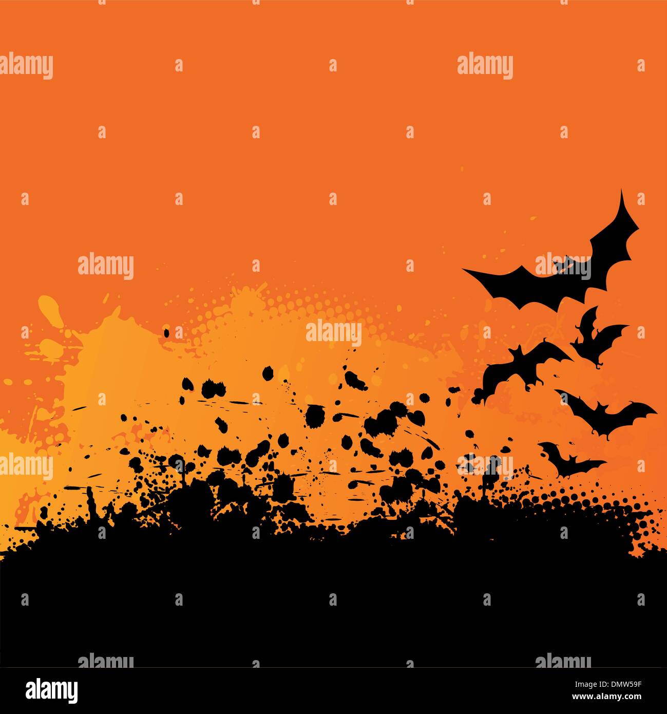 halloween background with place for your text Stock Vector Image & Art ...