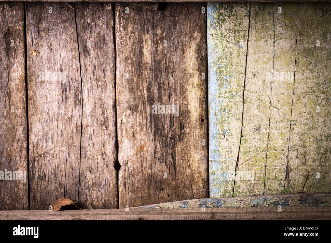 Illustration of Weathered Textured Wood