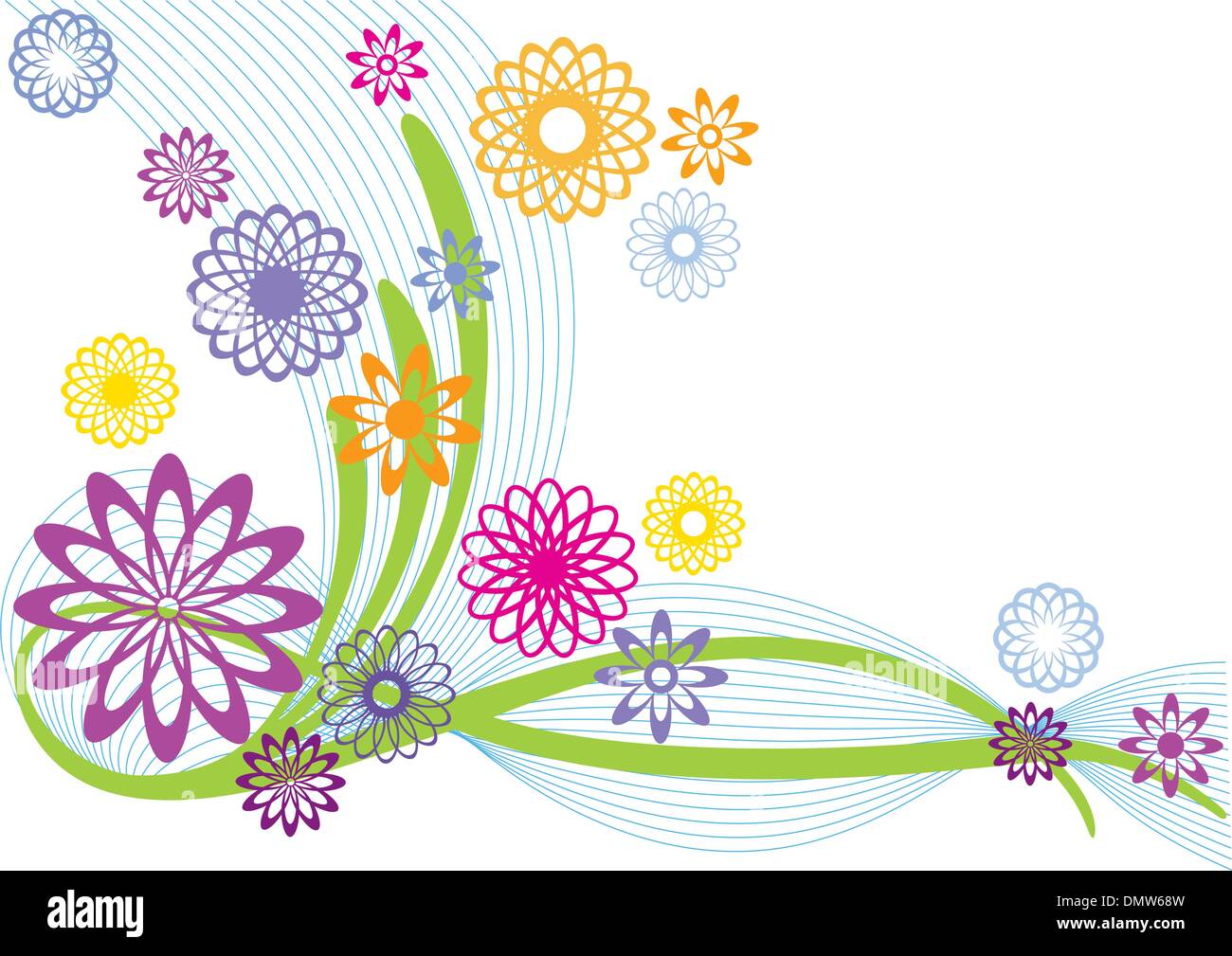 floral background Stock Vector