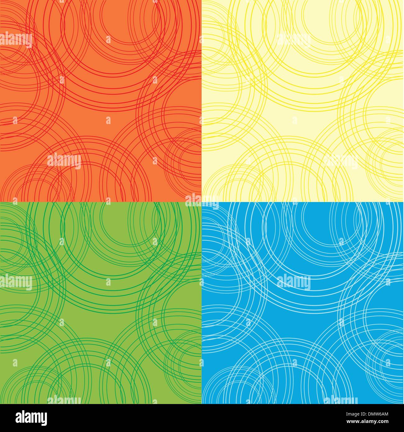 4 backgrounds with circles Stock Vector Image & Art - Alamy