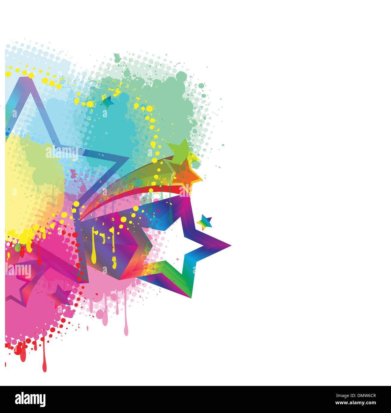 Abstract graffiti background white star Stock Vector Images - Alamy