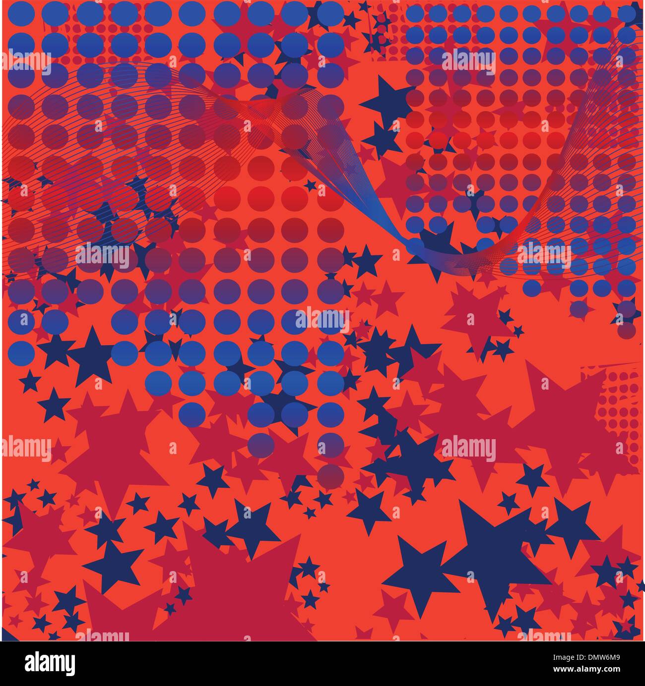 4th of july background with stars and grunge Stock Vector Image & Art ...