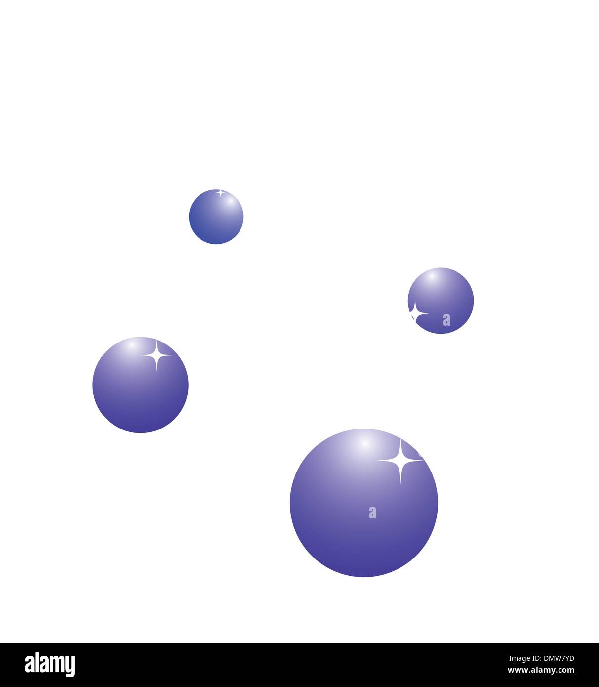 Abstract shining sparkling light and rounds Stock Vector