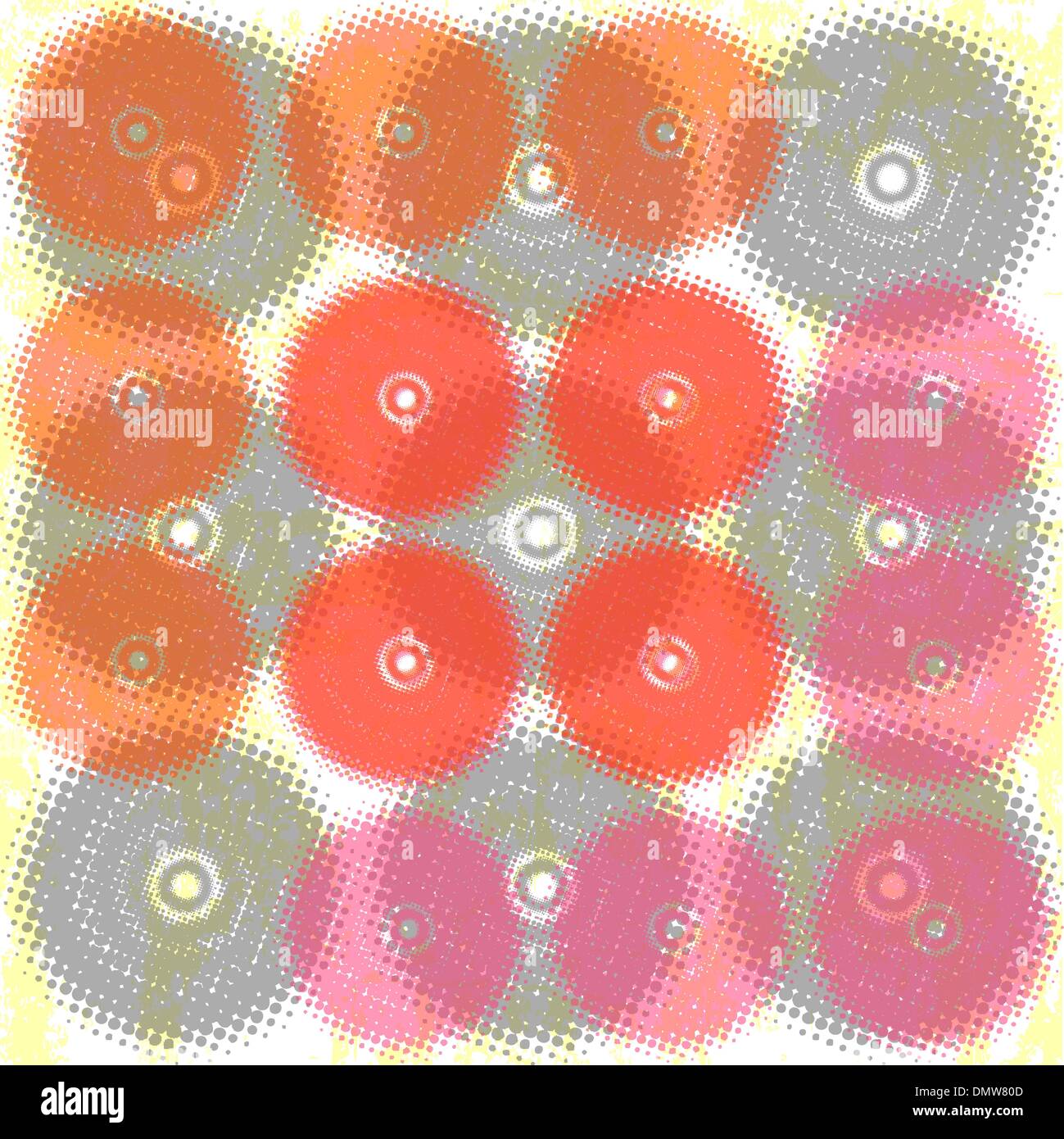 grunge halftone circles background Stock Vector Image & Art - Alamy