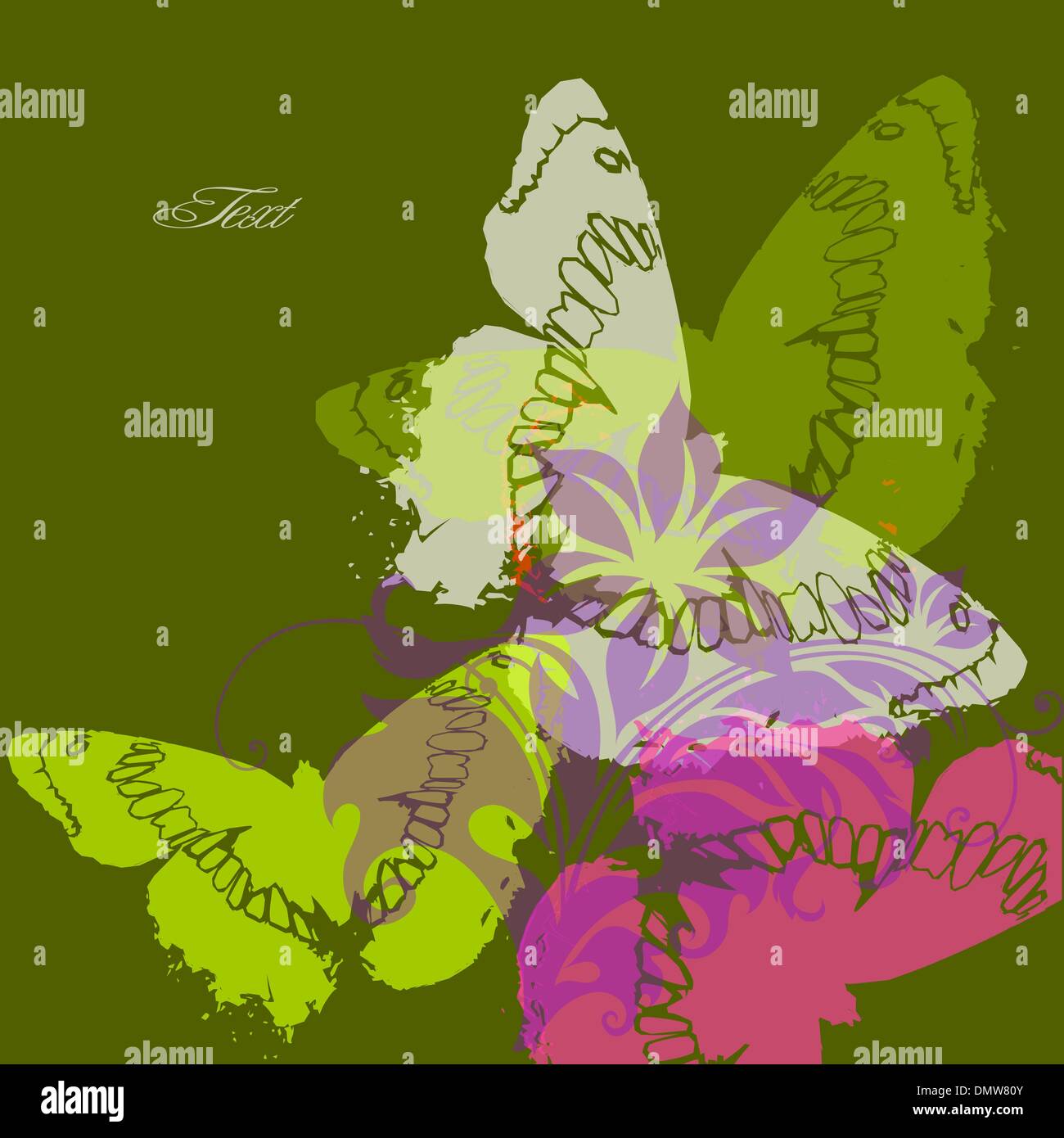 Butteflies Stock Vector Images - Alamy