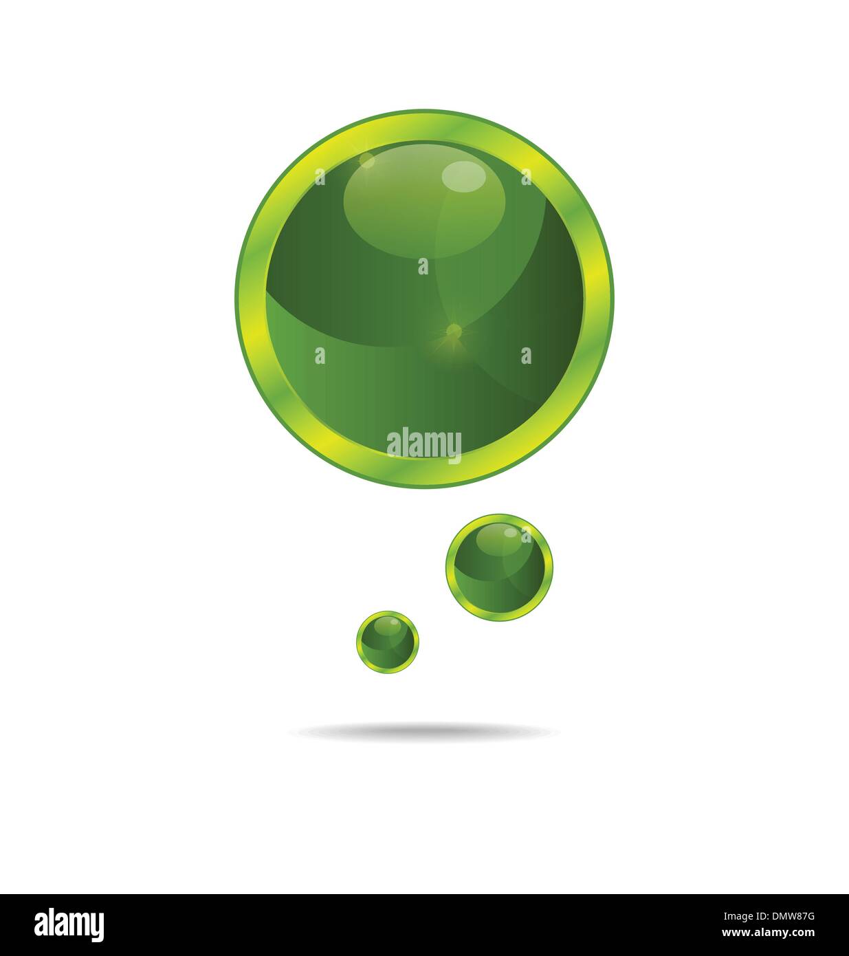 abstract eco green bubbles Stock Vector Image & Art - Alamy