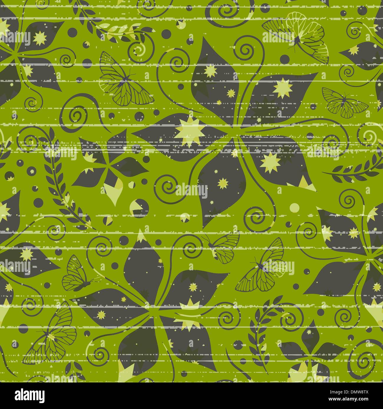 pattern with nature and grunge Stock Vector Image & Art - Alamy