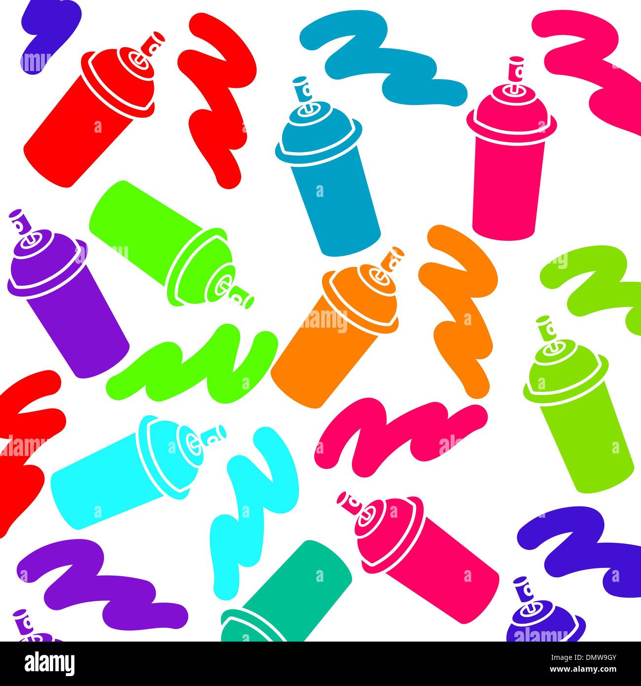 Cans Of Spray Paint Set Flat Style Vector Illustration Stock Illustration -  Download Image Now - iStock