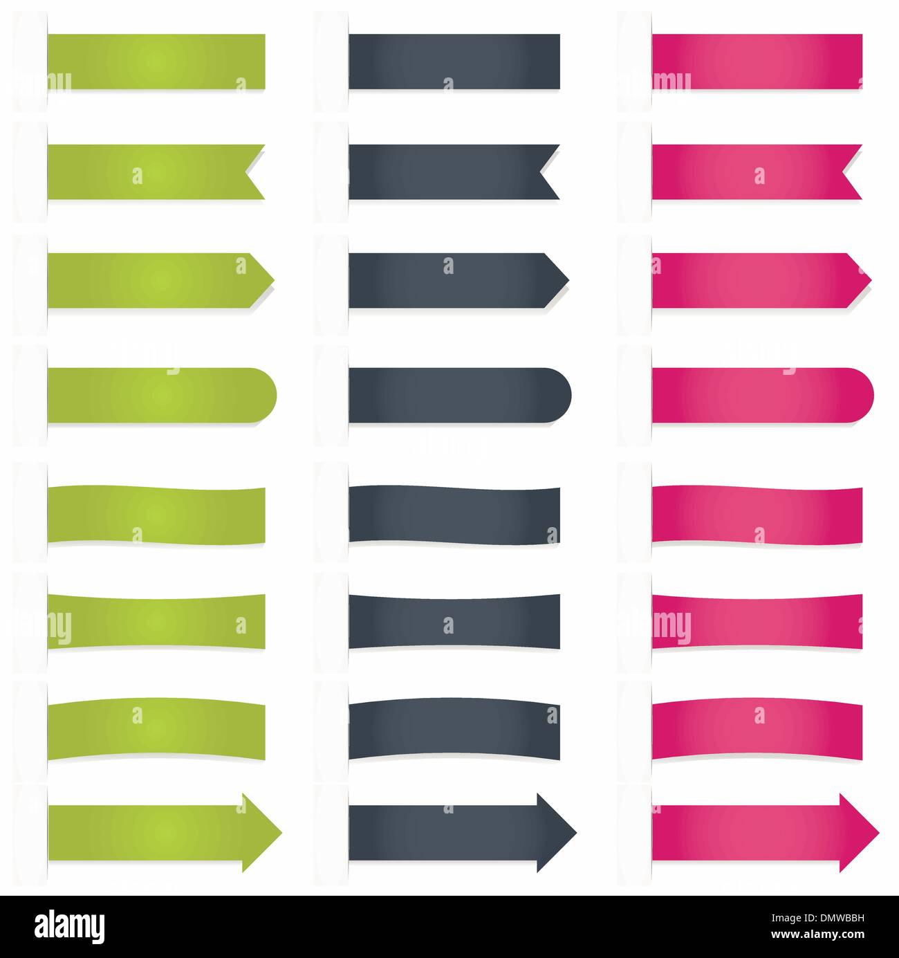 Stickers and banners set Stock Vector Image & Art Alamy