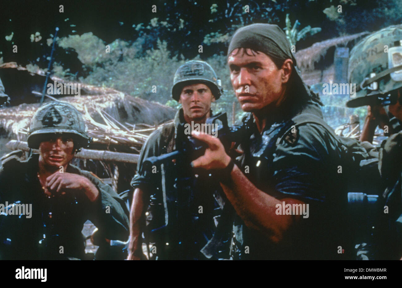 PLATOON  1986 MGM film with Tom Berenger Stock Photo