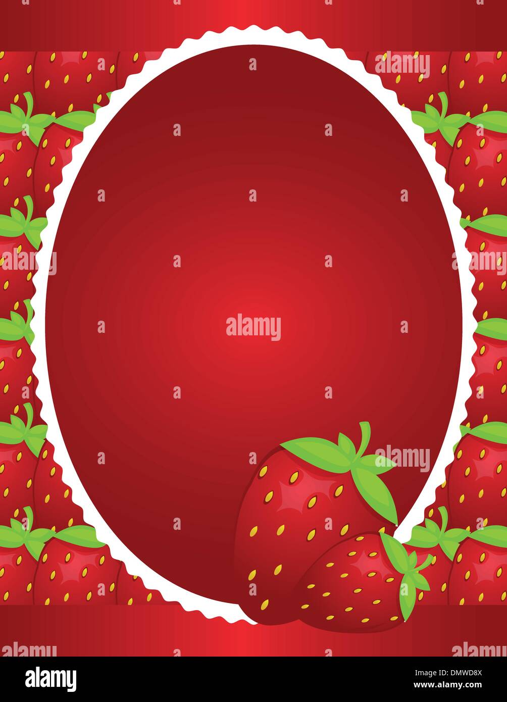 Simple Strawberry Background Design Stock Vector Image & Art Alamy