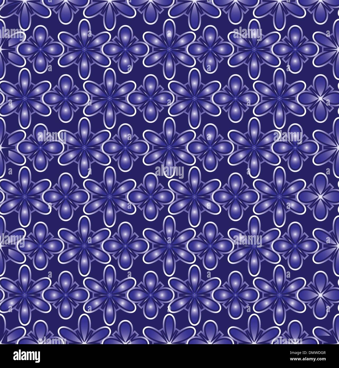 abstract blue flowers background Stock Vector Image & Art - Alamy