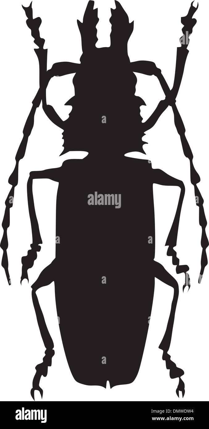 illustration of giant beetle Stock Vector