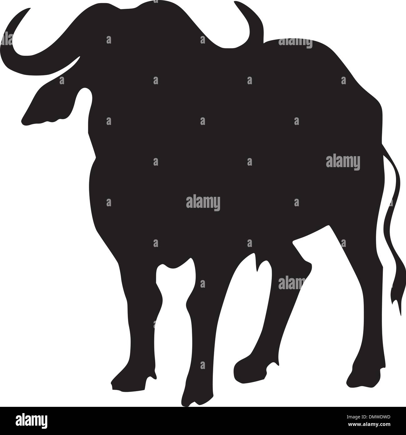 illustration of buffalo Stock Vector Image & Art - Alamy