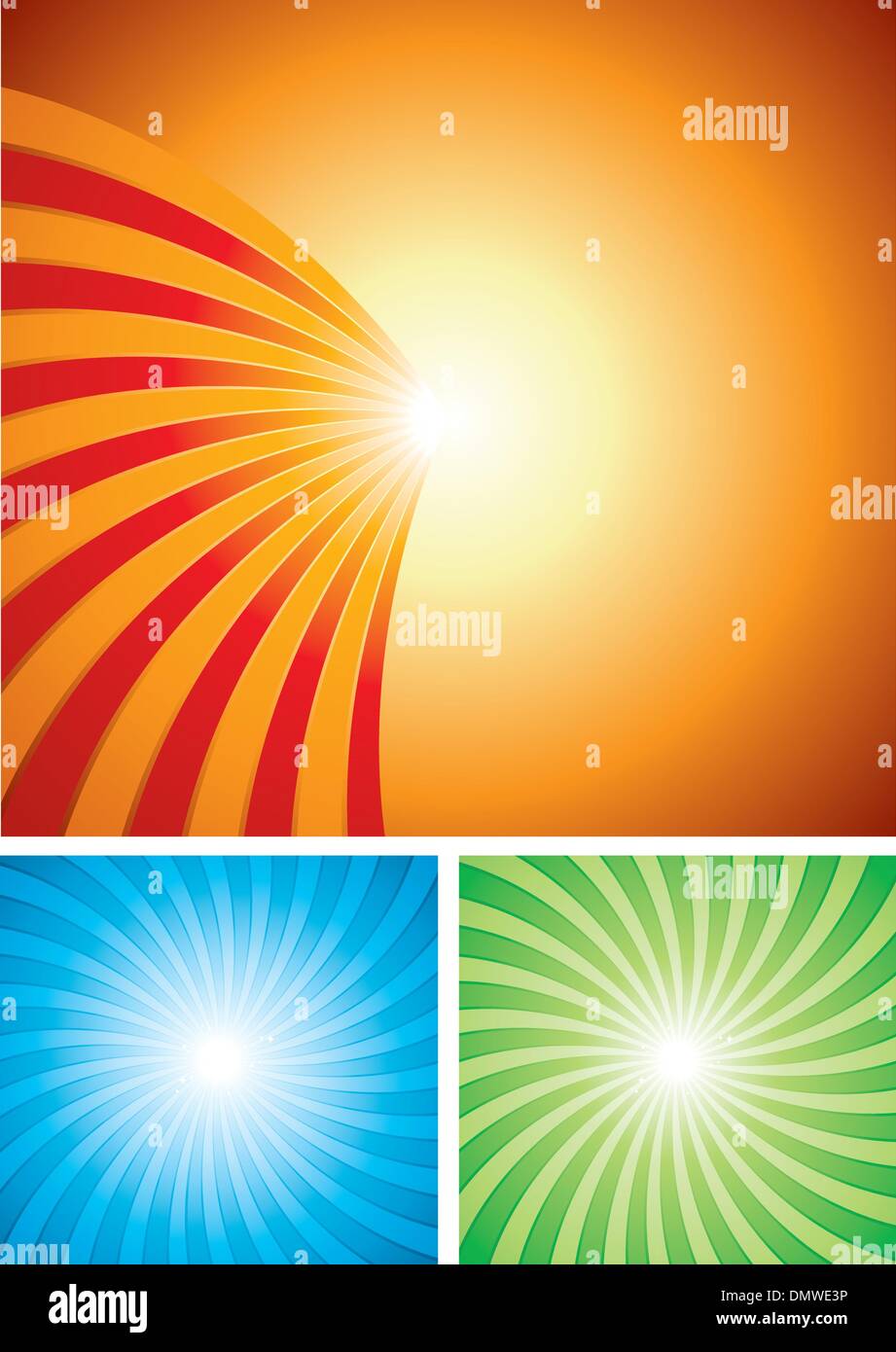 Sunset retro design spiral background Stock Vector Image & Art - Alamy